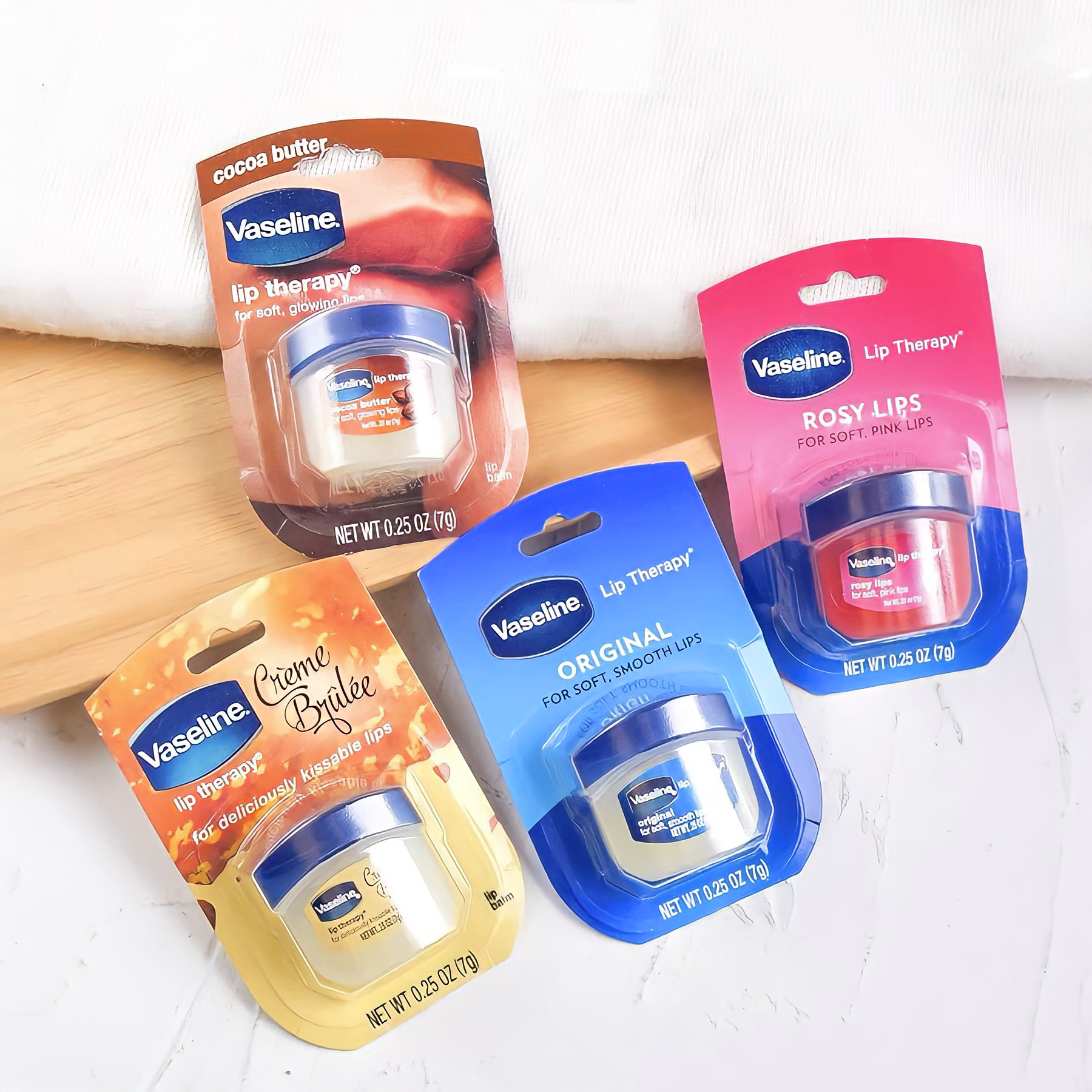 Vaseline Lip Balm in a Jar, Made in the Usa