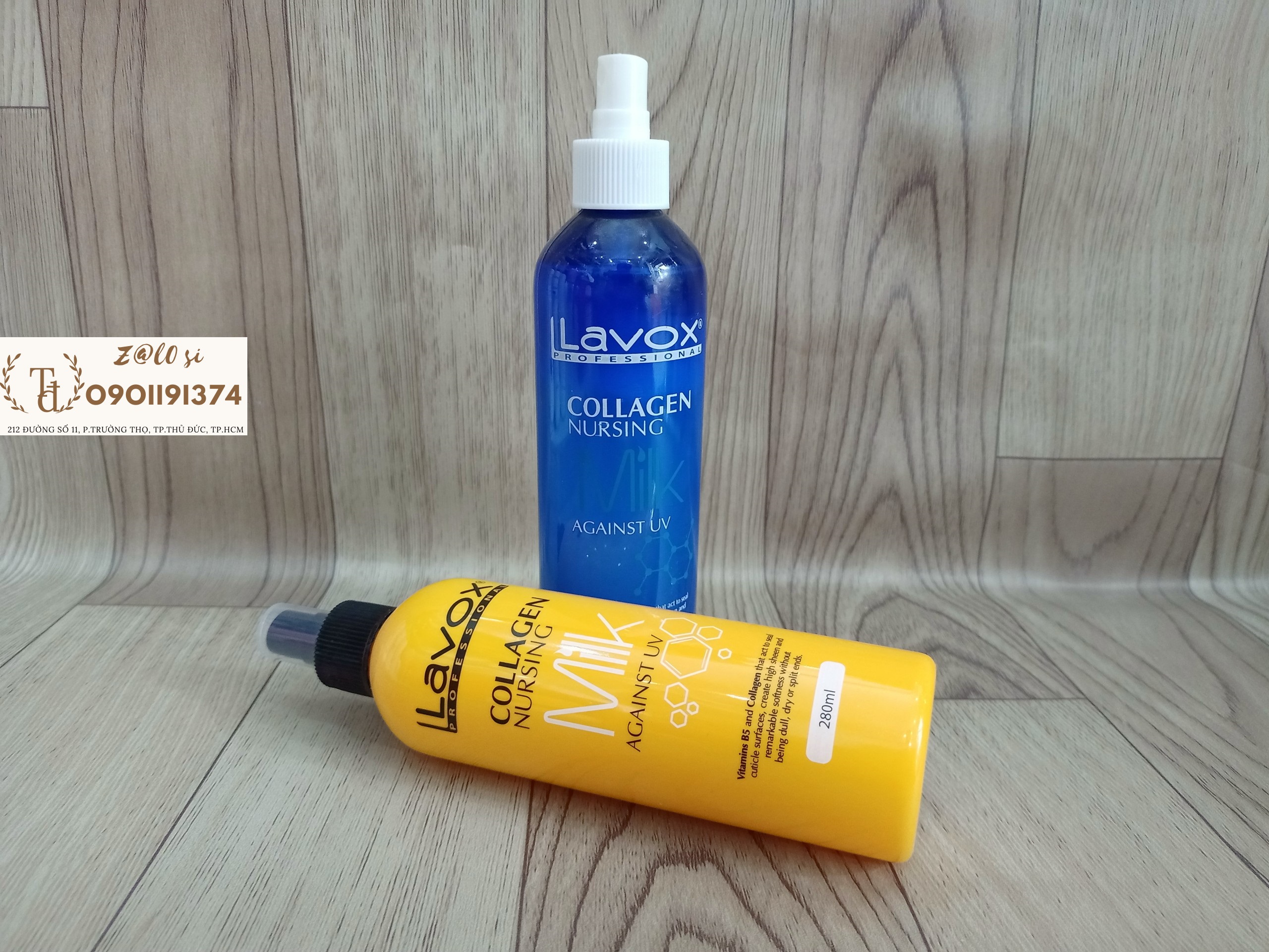Sữa dưỡng 2 lớp chống nhiệt Lavox Bảo vệ tóc 280ml