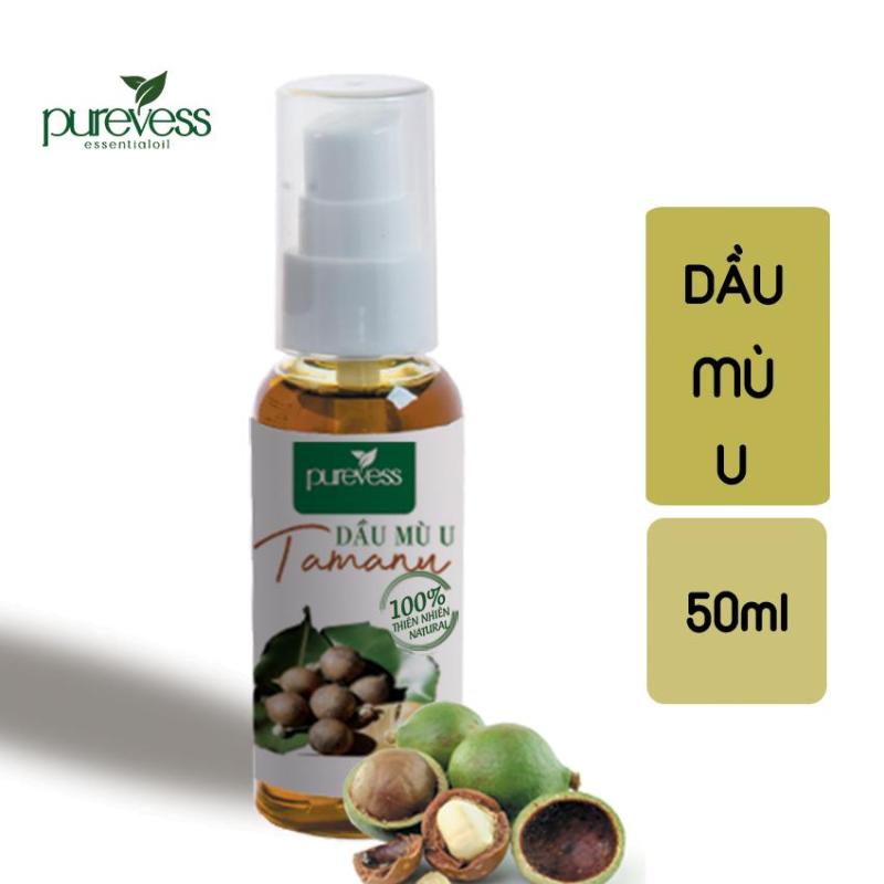 Dầu Mù U giúp làm giảm sự xuất hiện của các vết rạn da sẹo hoặc mụn giúp làm lành vết bỏng mụn nước 50ml PUREVESS