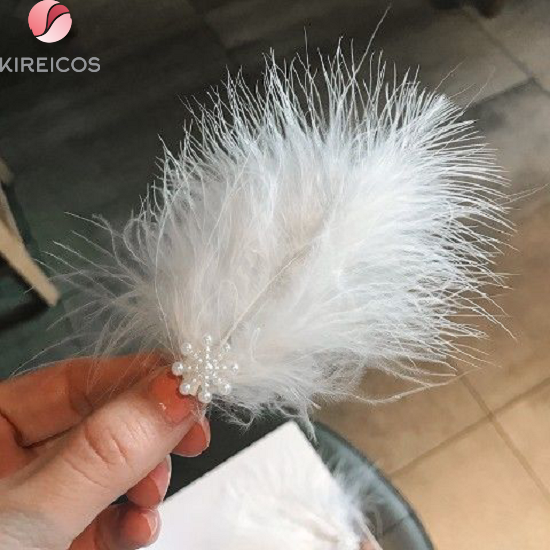 [HCM]Kẹp Tóc Lông Vũ Nàng Tiên Siêu Xinh Hot Trend Hàn Quốc - kireicos