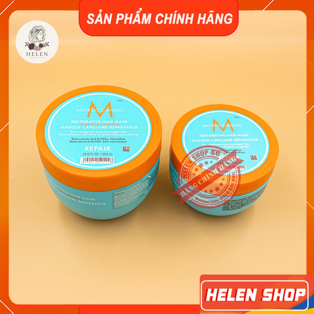 Mặt Nạ Hấp Ủ Tóc MOROCCANOIL REPAIR MASK RESTORE 250ml