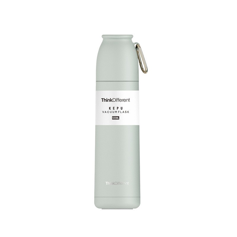 [Có sẵn] Bình Giữ Nhiệt Có Nút Bấm Mở Khoá Nước Think Different- 500ml