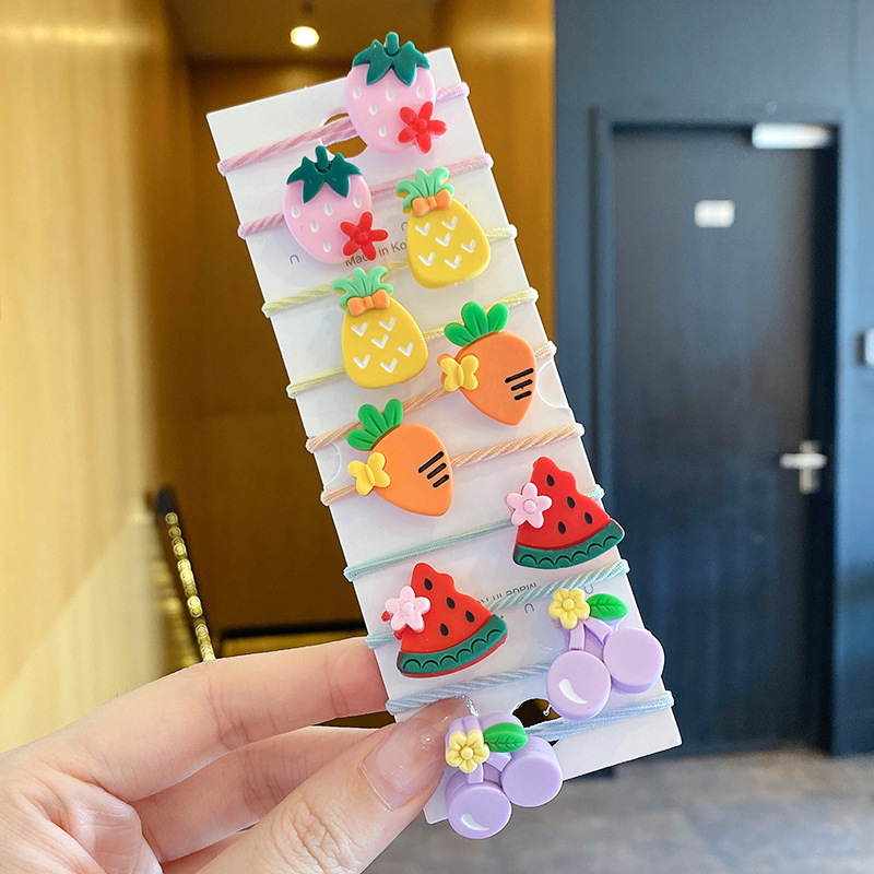 Dây buộc tóc cho bé set 10 sợi