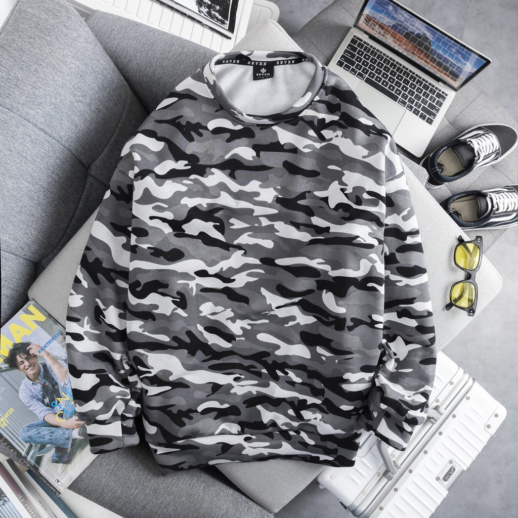 Áo Sweater Seven phom unisex chất nỉ