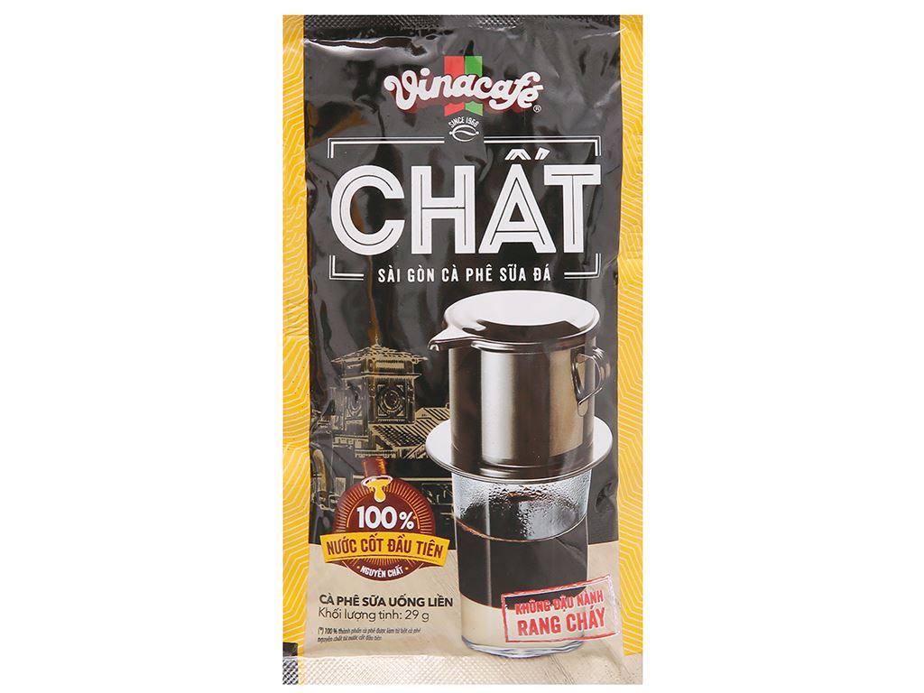 Cà phê sữa đá VinaCafé Chất Sài Gòn hộp (10 gói x 29g)
