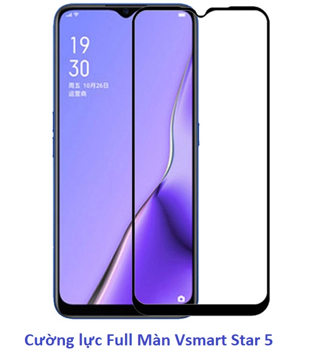 Kính cường lực Vsmart Star 5 (Full Màn, Full Keo)