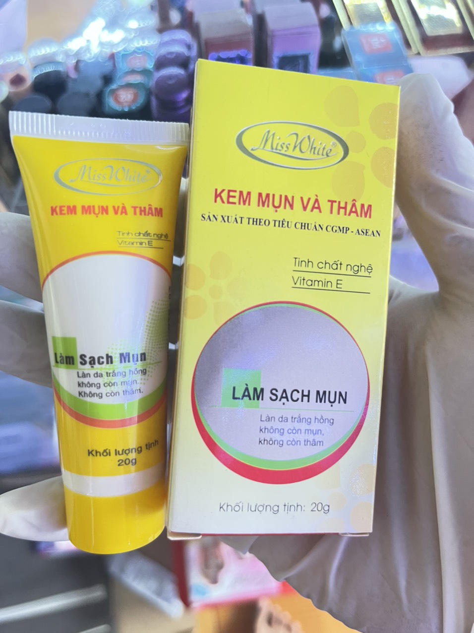 Kem Miss White mụn, thâm tuýp