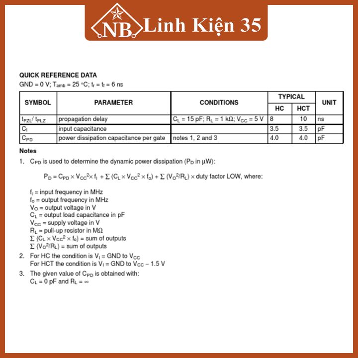 IC logic 74HC03 2-Input NAND DIP14