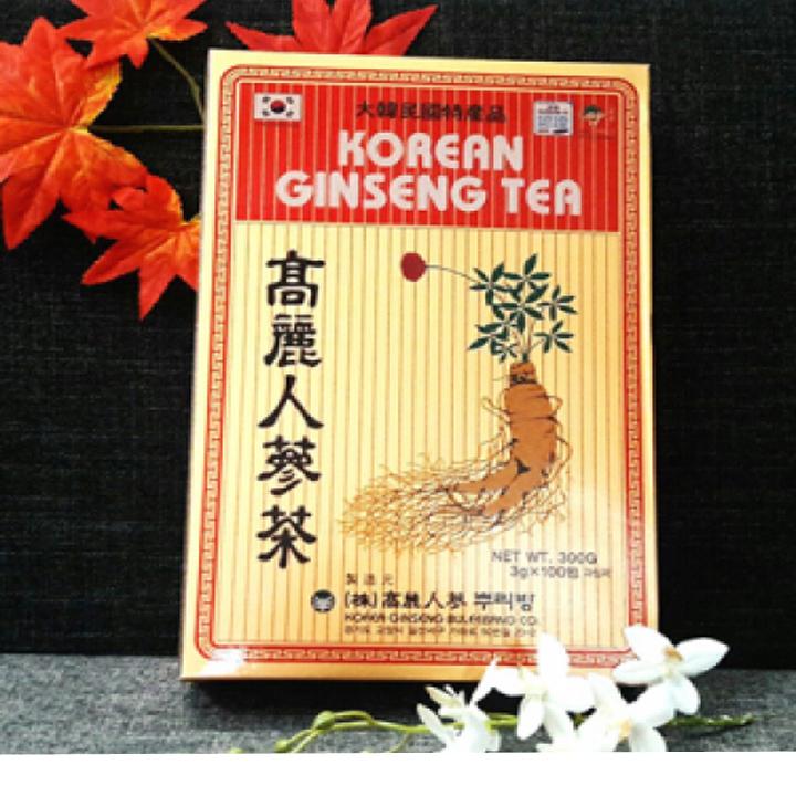 [Hàng Công Ty Date mới 2027] Trà Nhân Sâm Buleebang Hàn Quốc 300gr - 3grx100 gói