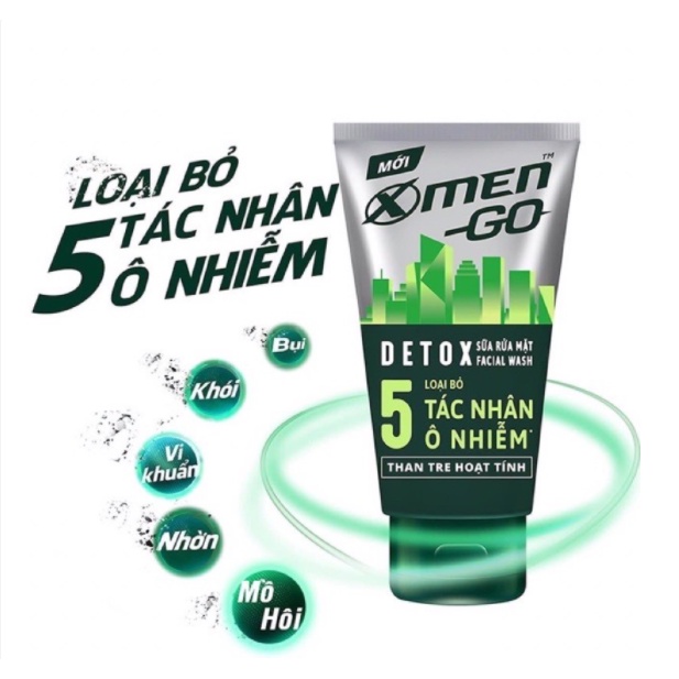 [Rẻ vô địch] Sữa Rửa Mặt XMen Go Tuýp 100g