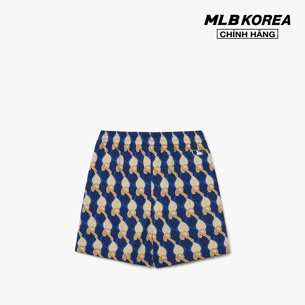 MLB - Quần shorts unisex ống rộng Argyle Monogram Pattern 5 3ASPM0333-10NYL