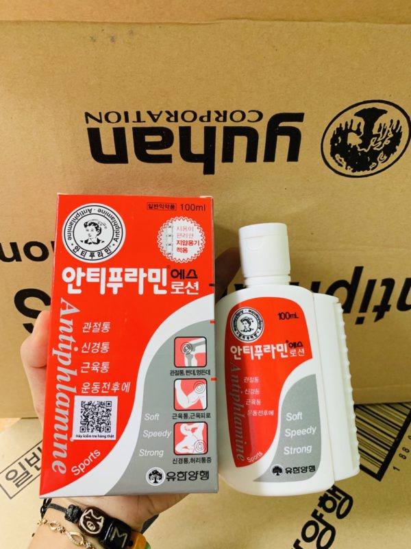 Dầu Nóng Xoa Bóp Đỏ Hàn Quốc 100ml Giảm Đau Nhứt Xương Cơ Khớp