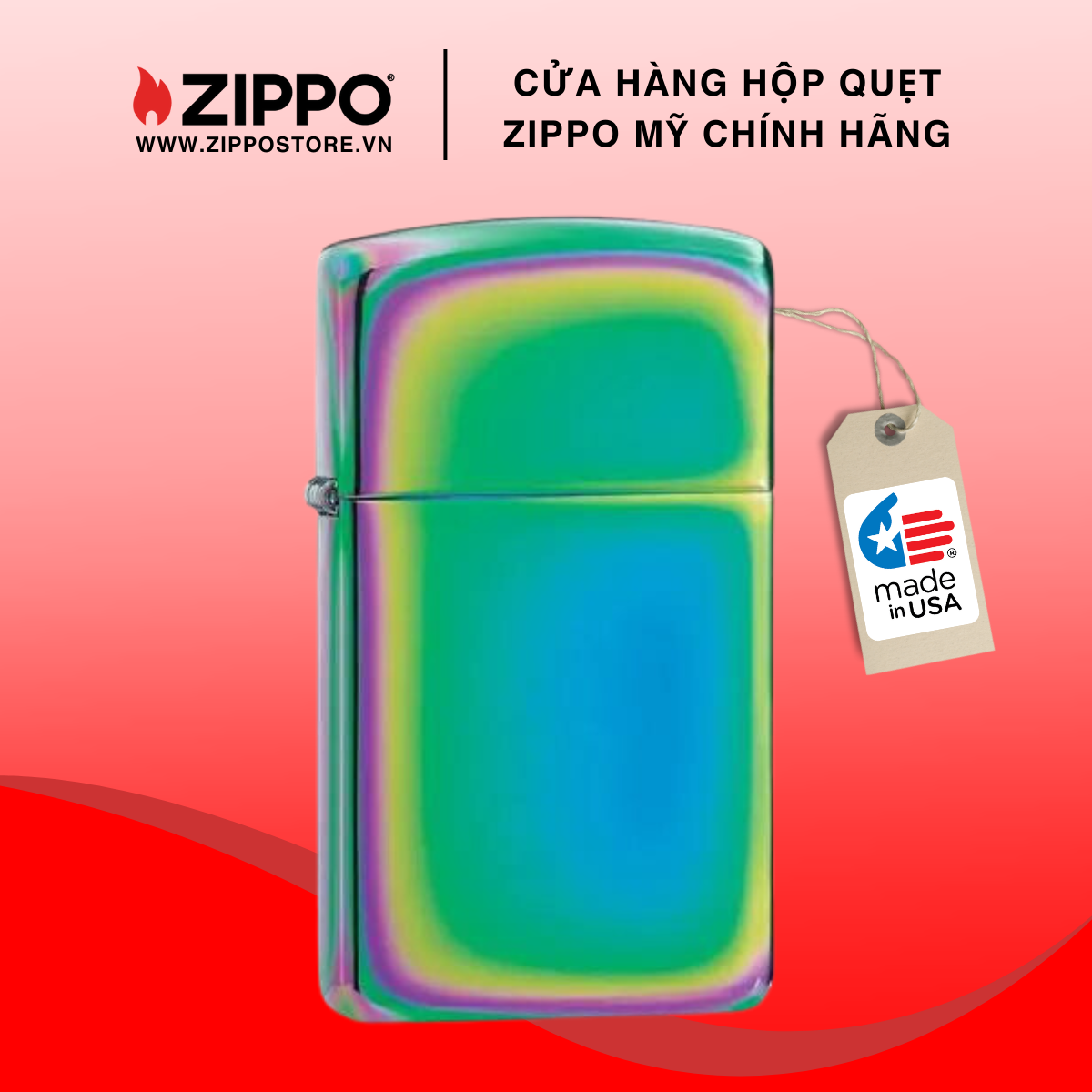Bật Lửa Zippo Slim Spectrum 20493