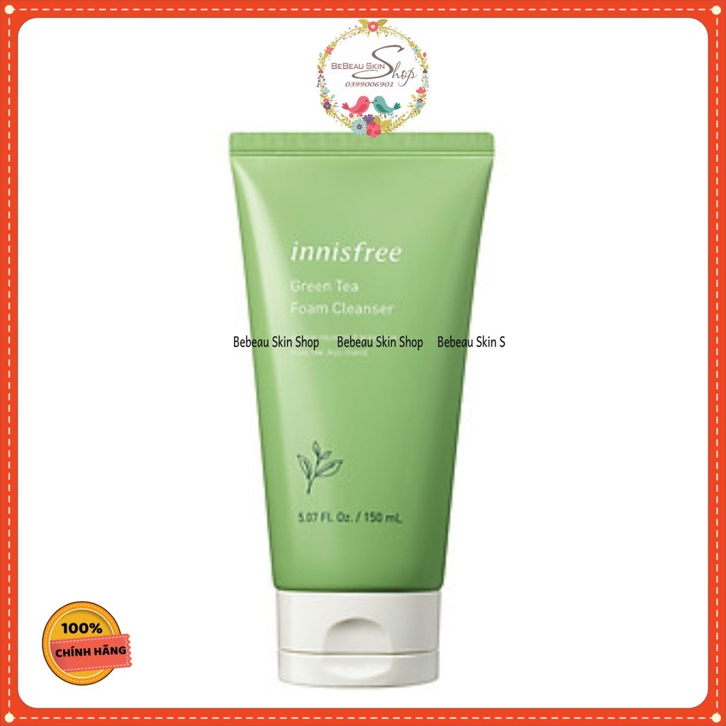 ™✿  SỮA RỬA MẶT GREEN TEA CLEANSING FOAM INNISFREE