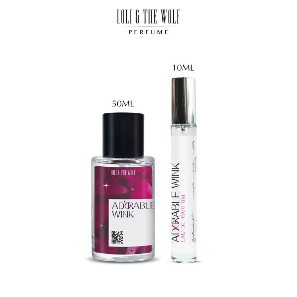 Nước hoa nữ ADORABLE WINK Eau De Parfum dành cho nữ, chai 10ml, 50ml - LOLI & THE WOLF cao cấp