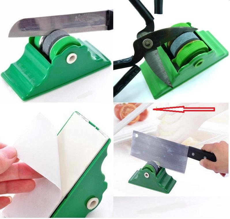 Đá Mài Dao Kéo Có Đế Mài Cực Nhanh dán cố định 1 chổ (chuẩn đá mài 100%)