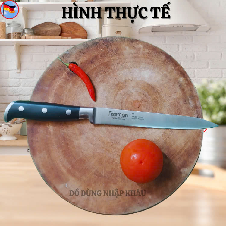 Dao gọt trái cây nhập khẩu từ Liên Bang Đức bằng thép trắng đúc nguyên khối không gỉ