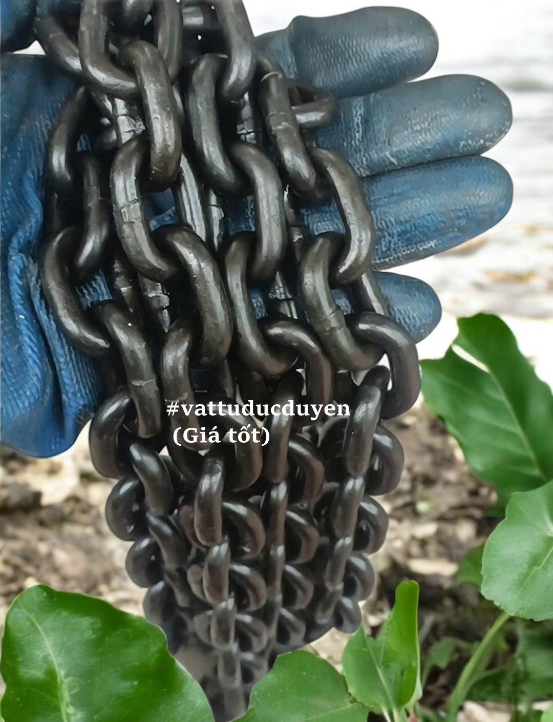 Dây xích đúc tải cao Ø 6mm - 1 TẤN ( Giá/ 1 mét)