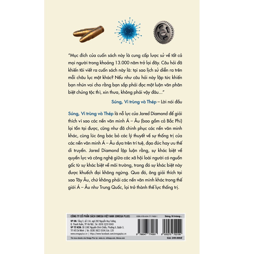 Súng, Vi Trùng Và Thép (Tái Bản 2022) [AlphaBooks]