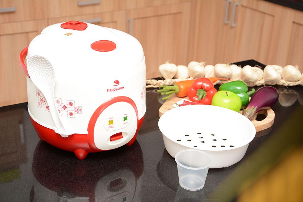Nồi cơm điện Happycook 1.8 lít HC-180A Đỏ
