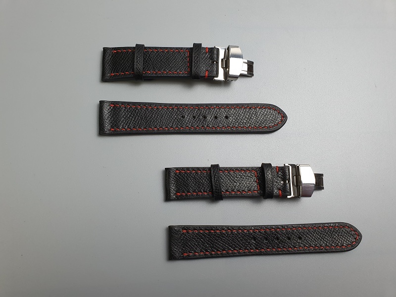 Dây đồng hồ da Epsom khóa bướm AL106