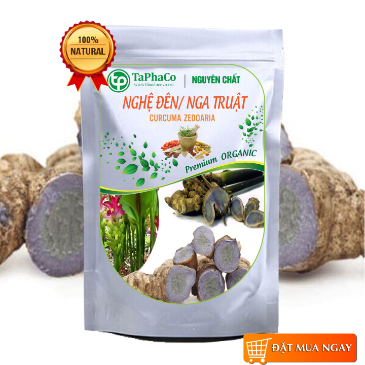 Củ nghệ đen sấy khô 500g - tấn phát