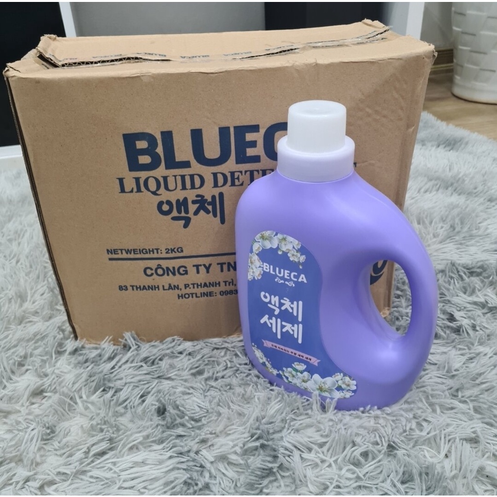 Nước giặt blue Hàn Quốc can 2000ml