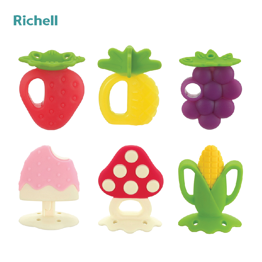 GẶM NƯỚU SILICONE RICHELL (QUẢ NHO-CÓ HỘP)