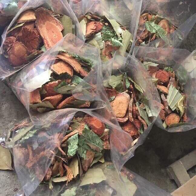 combo 2kg lá tắm sau sinh người dao đỏ