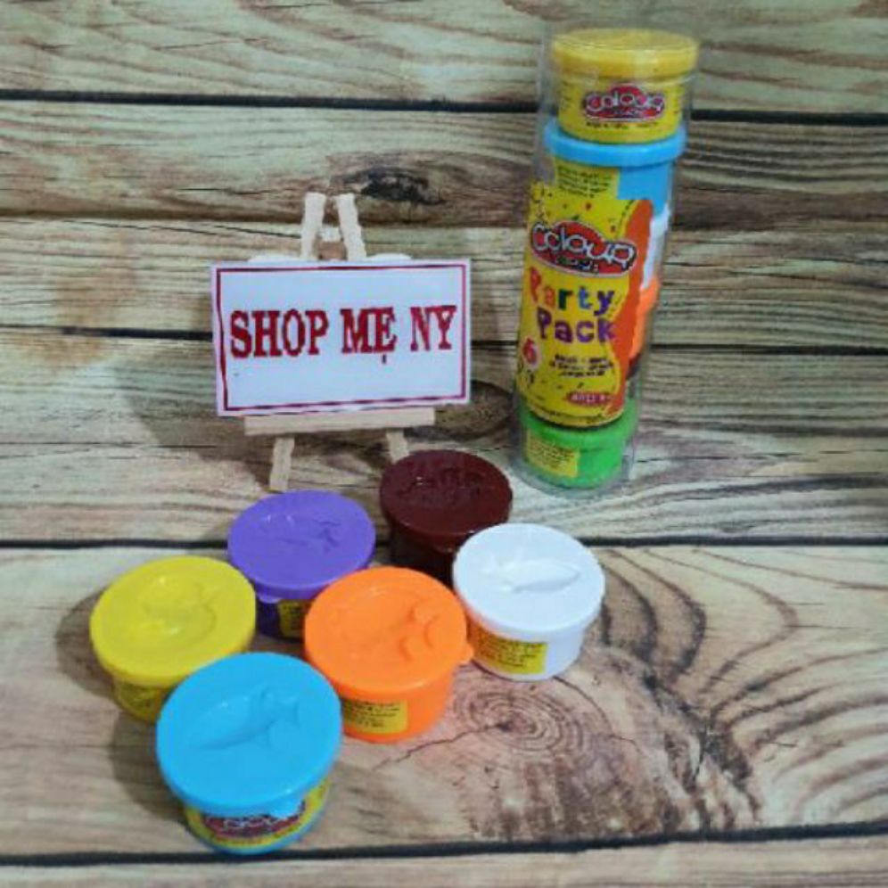 [HCM]Bộ 6 hộp đất nặn bột nặn từ bột mì an toàn cho bé