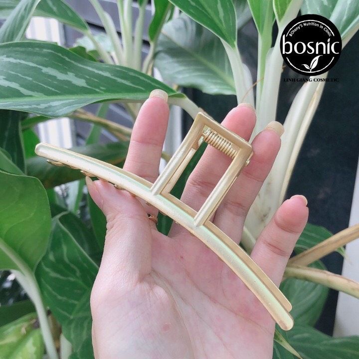Kẹp Tóc Gắp Kim Loại Phong Cách Hàn Quốc Bosnic
