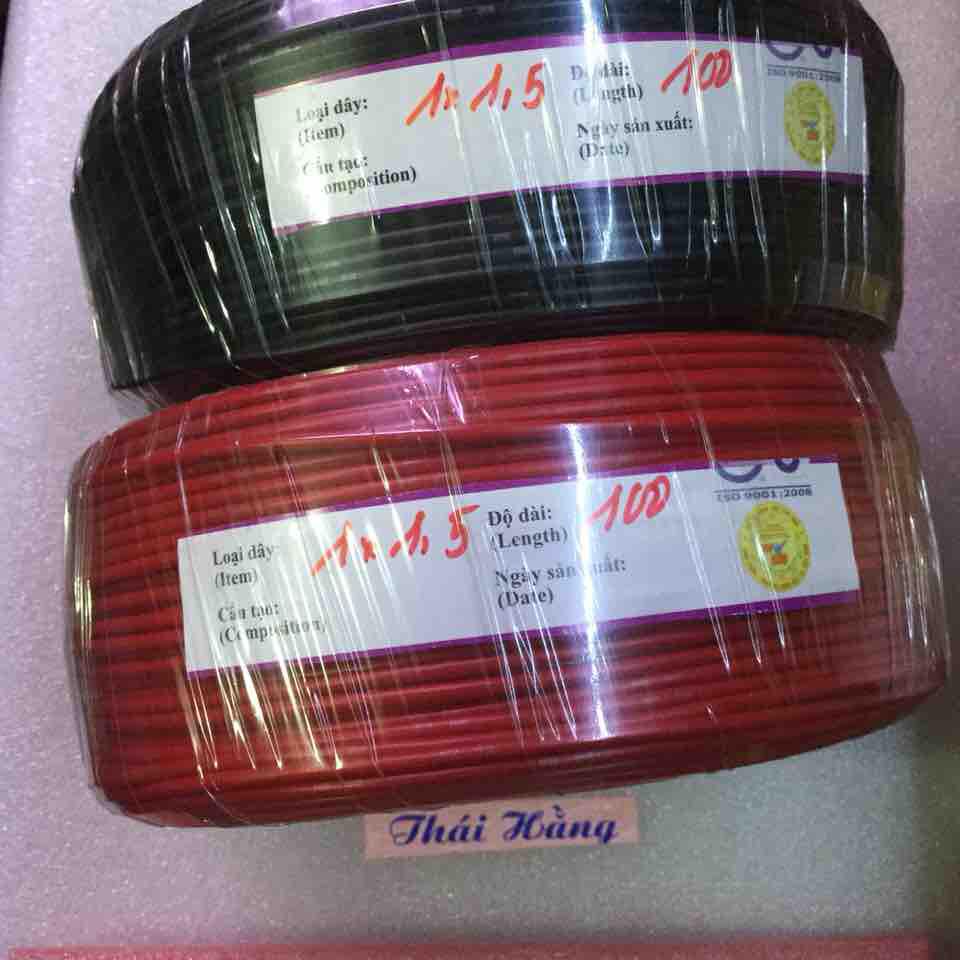 Dây điện chất lượng cao 1X1.5 li (100 mét )