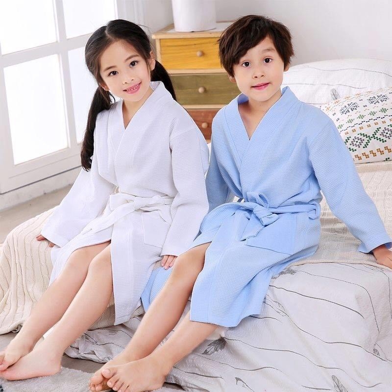 Áo choàng tắm cao cấp cho Bé nhiều màu cotton 100%