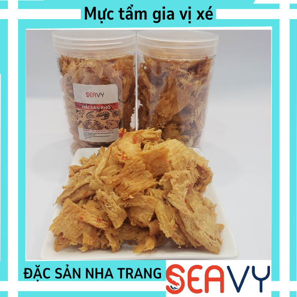 Mực xé tẩm gia vị hộp 200gr