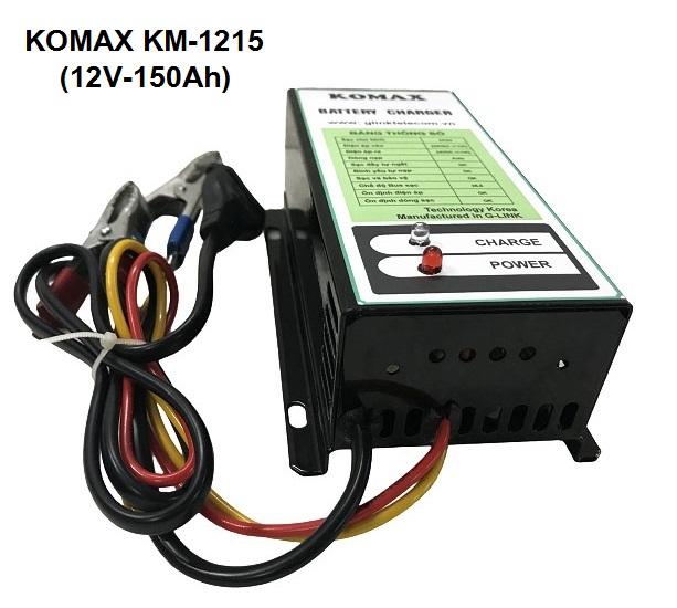 Bộ sạc ắc quy tự động KOMAX KM-1215 (12V-150Ah)
