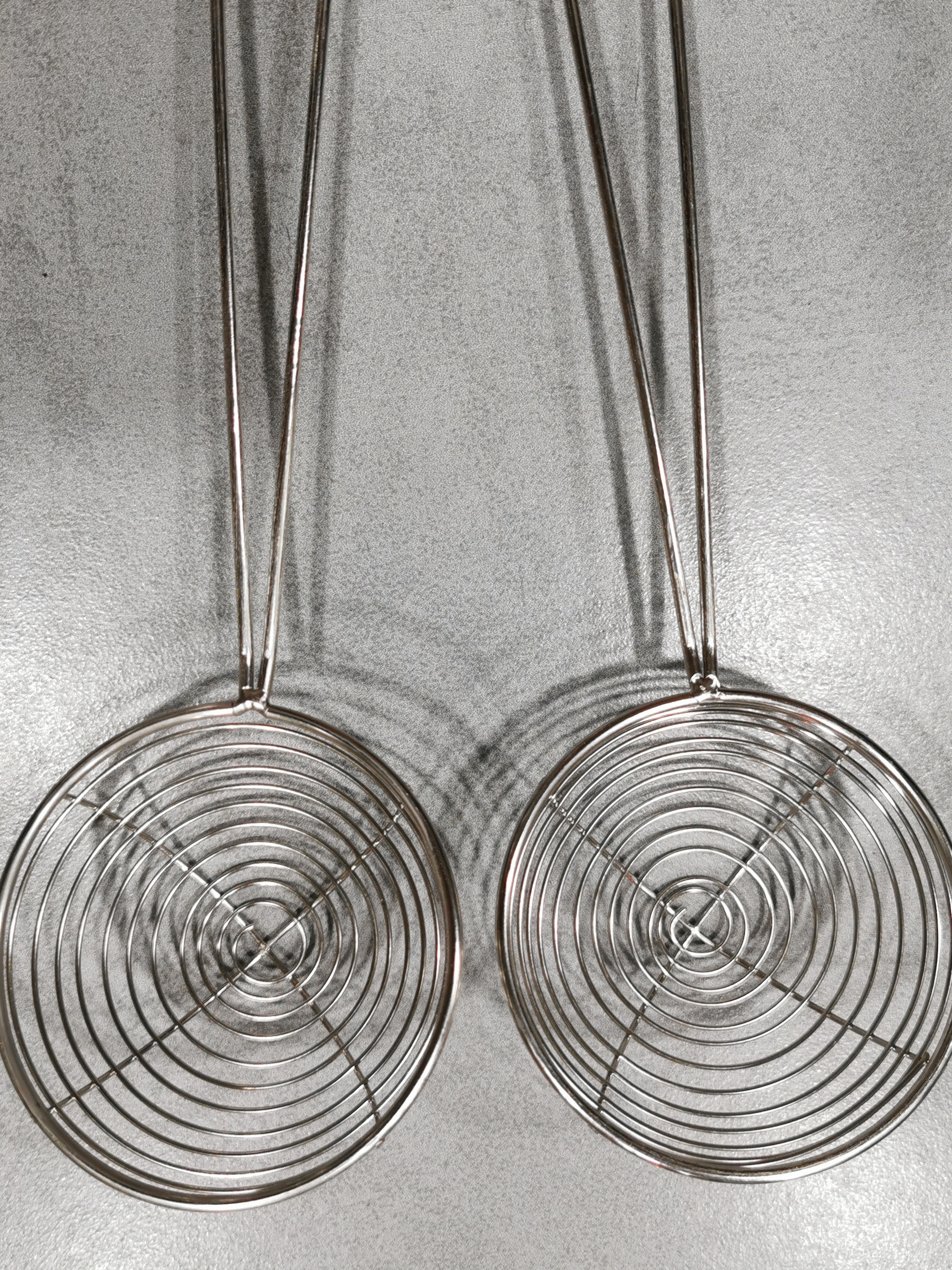 vợt (muôi) Inox cán đỏ (combo 2 cái)