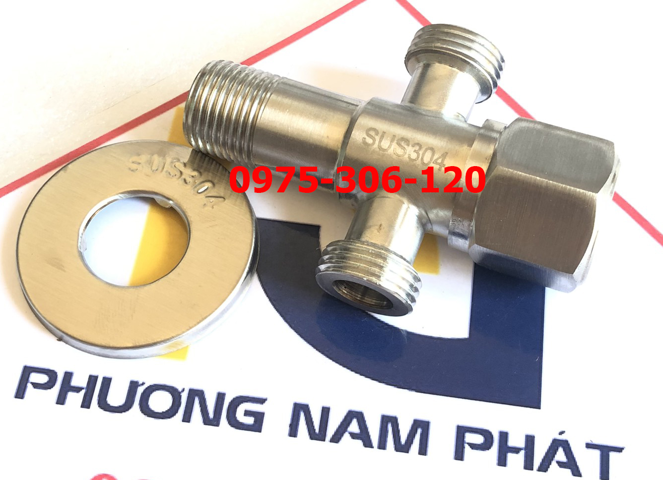 [HCM][CỰC SALE] Van Chia Nước INOX 304 NỐI DÂY XỊT VỚI DÂY CẤP BỒN CẦU van CÓ KHÓA ĐƯỢC NƯỚC KHI SỬA CHỮA và giảm được áp lực nước T CẦU 3 NGÃ CÓ KHÓA