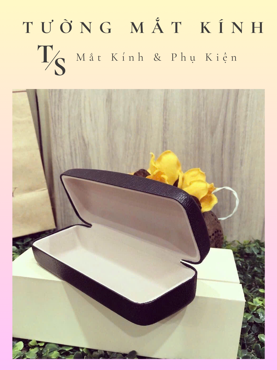 0047 Hộp Da Đựng Mắt Kính Loại Tốt