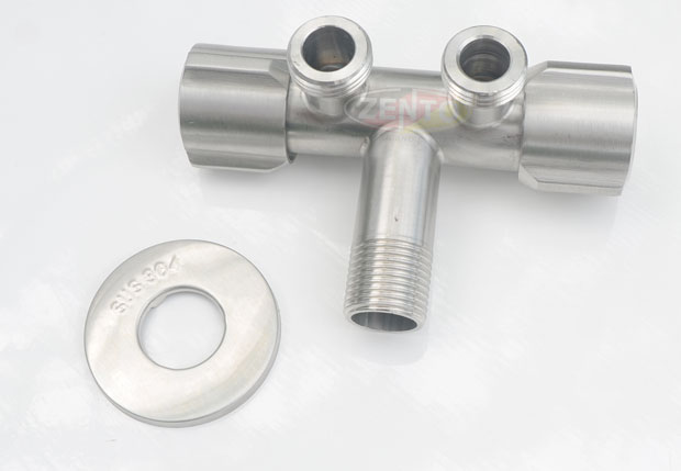 Van góc 2 đầu ra Angle Valve Dual Outlet ZT9823