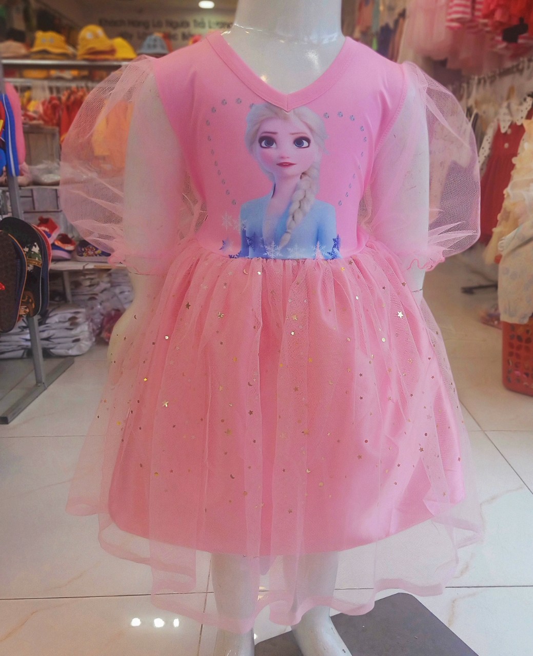 đầm elsa cho bé yêu
