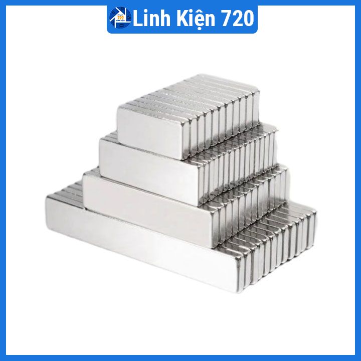 Bộ 2 viên nam châm đất hiếm 20x10x2mm ( từ tính hút cực mạnh )
