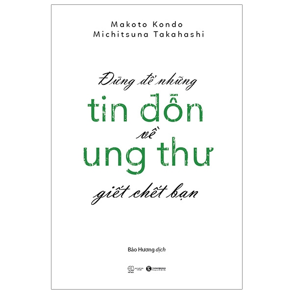 Fahasa - đừng để những tin đồn ung thư giết chết bạn