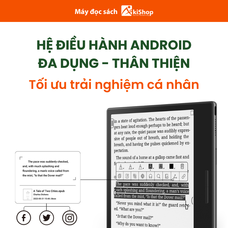 Máy đọc sách Boox Page Chính hãng Akishop