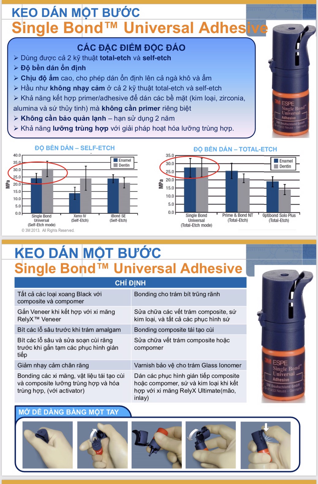 [HCM]Keo dán Single Bond Universal 1 bước 3M 5ml