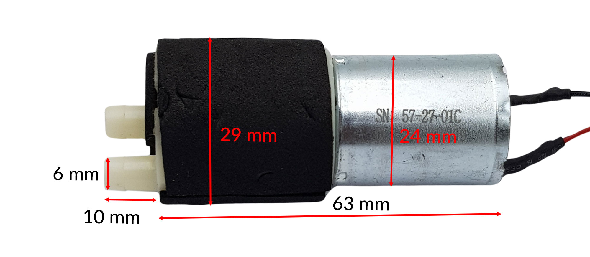 Bơm nước tự mồi tháo máy 370 12V