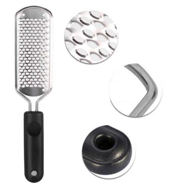 Chà gót chân inox, dụng cụ dùng chà gót lấy da chết
