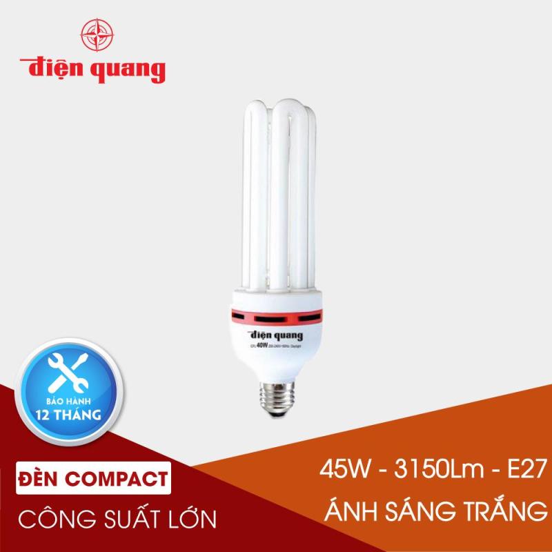 Đèn Compact Điện Quang ĐQ-CFL-4U-F14-45W-DL-E27