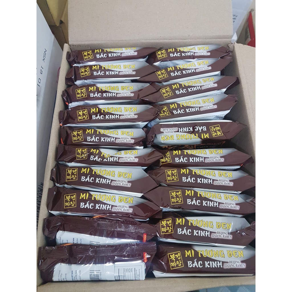 [KoreanMart] COMBO 10 GÓI MỲ TƯƠNG ĐEN BẮC KINH 135GR