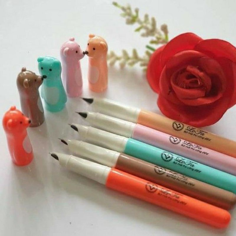 combo 10 bút gấu lêta 001 cho bé lớp 1 trở lên