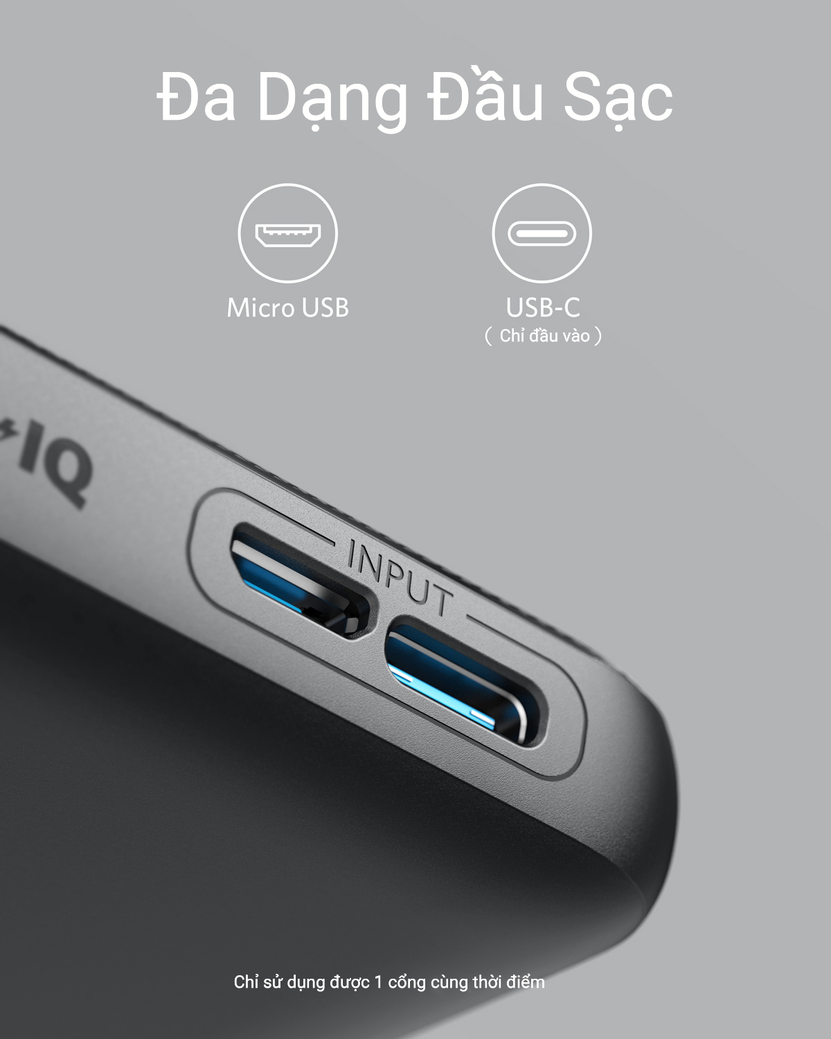 Sạc dự phòng ANKER PowerCore Slim 10000mAh - A1229